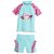 Playshoes – Kid’s UV-Schutz Bade-Set Flamingo – Lycra size 134/140, blue