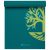 GAIAM – 4 mm Classic Printed Yoga Mat – Yoga mat size 61 cm x 173 cm x 0,4 cm, turquoise