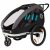 Hamax – Traveller with Bicycle Arm & Stroller Wheel – Child trailer black