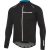 Sportive males’s softshell jacket, black medium