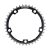 FSA: Professional Street 130BCD 2×11 Chainring – Black, Polis