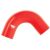 Samco Air & Water 120 Degree Silicone Hose Elbow – 13mm Red, Red