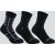 Kids’ High Tennis Socks Tri-pack Rs 160 – Black/print