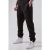 Mens Black Tall Guy Energetic Tech Zip Hem Jogger, Black – SIZE L