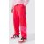 Mens Crimson Outsized Borg Applique Joggers, Crimson – SIZE M