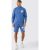 Mens Blue B Applique Funnel Neck Quick Tracksuit, Blue – SIZE L