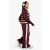 Womens Aspect Striped Vast Leg Jogger – Crimson – L, Crimson