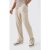 Mens Beige Common Are compatible Cut up Hem Towelling Version Joggers, Beige – SIZE L