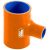 Samco Air & Water Silicone Hose T Piece – Standard Colours – 51mm Orange, Orange