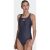 Adidas 3 Bar Logo Swimsuit – Shadow Navy/Coral Fusion – 38 – SIZE 38