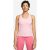 NIKE Swoosh Padded Sports Bra Tank – Soft Pink/Stone Mauve/White – Size: Large – SIZE Large