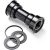 Hope Technology Pressfit 46 – Stainless Bottom Bracket – 24mm Axle – 83mm Thread – 24mm Axle – Black