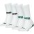 Pack of 4 Pairs of Crew Socks with Large Logo in Cotton Mix – SIZE 43/46 (9 to 11)