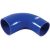 Samco Xtreme 90 Degree Reducing Elbow – 63mm to 51mm Blue, Blue