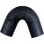 Samco Air & Water 135 Degree Silicone Hose Elbow – 32mm Classic, Black