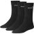 Unisex Adults Crew Socks (pack Of 3) (black)