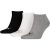 Unisex Adult Invisible Socks (pack Of 3) (grey/white/black)