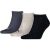 Unisex Adult Invisible Socks (pack Of 3) (navy/light Grey/black)