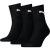 Unisex Adult Crew Socks (pack Of 3) (black)