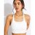 NIKE Swoosh Luxe Sports Bra – White – Women’s – Size: Small – SIZE Small