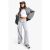 Womens Petite Tie Entrance Large Leg Jogger – Gray – S, Gray