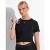 NIKE One Luxe Wrap Short Sleeve Top/T-Shirt – Black – Women’s – Size: Small – SIZE Small