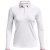 Under Armour Womens Zinger Long Sleeve Golf Polo Shirt – White