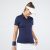 Women’s Tennis Quick-dry Polo Shirt Essential 100 – Navy