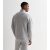 Males’s Gray Part Zip Sweatshirt New Glance – SIZE XS