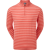 FootJoy Peached Jersey Tonal Stripe Chill-Out Zip Neck Sweater