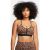 NIKE W Nk Df Infy V-neck Lprd Bra – Archaeo Brown/black/black/black – Size: Small – SIZE Small