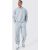 Mens Gray Outsized Waffle Panel Hooded Tracksuit, Gray – SIZE M