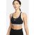 NIKE Swoosh On The Run Sports Bra With Pockets – Black/White – XS – Size: Extra Small – SIZE Extra Small