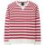 Crew Clothing Womens Crew Neck Stripe Sweater White/Red Stripe 12 – SIZE