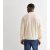 Males’s Off White 1/4 Zip Polo Sweatshirt New Glance – SIZE XXL