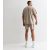 Men’s Delicate Brown Comfy Are compatible Cotton Pintuck Drawstring Shorts New Look – SIZE XXL