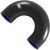 Samco Air & Water 180 Degree Silicone Hose Elbow – 51mm Black, Black