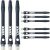 Red Dragon Drx Coated Aluminium Medium Black Dart Shafts – 2 Sets Per Pack