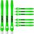 Red Dragon Drx Coated Aluminium Medium Green Dart Shafts – 2 Sets Per Pack