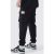 Mens Black Tall Woven Tab Narrow Have compatibility Shipment Joggers, Black – SIZE M