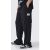 Mens Black Tall Woven Tab Cut up Hem At ease Shipment Joggers, Black – SIZE XL