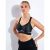 GOODMOVE Sports Bra – High Impact Freedom To Move – Black / Grey – Women’s – Size: UK 34DD