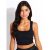 ALO YOGA Ribbed Chic Bra Tank Top – Alosoft Black – Size: Large