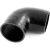 Automotive Plumbing Solutions 90 degree elbow Silicone Hose – 28mm Bore Black, Black