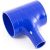 Automotive Plumbing Solutions T piece Silicone Hose – 76MM Bore Size Blue, Blue