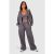 Womens Seam Element Crop Most sensible 3 Piece Hooded Tracksuit – Gray – 16, Gray