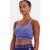 Under Armour Seamless Low Long Heather Sports Bra – Baja Blue/Sonar Blue – XS – Size: Extra Small – SIZE Extra Small