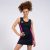 Eclipse Ii Hook And Loop Dress, Black / Pink