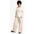 Womens Plus Rib Insert Corset Element Hoodie And Instantly Leg Jogger Tracksuit – Beige – 16, Beige