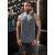 Gym King Contrast Flex Vest – Dark Grey/Blue Xxl – SIZE